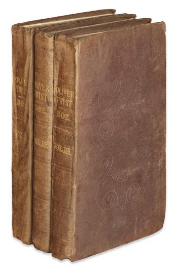 DICKENS, CHARLES. Oliver Twist; or, The Parish Boys Progress.